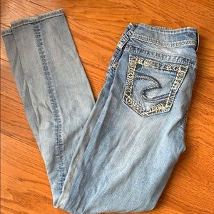 Silver Suki Jeans